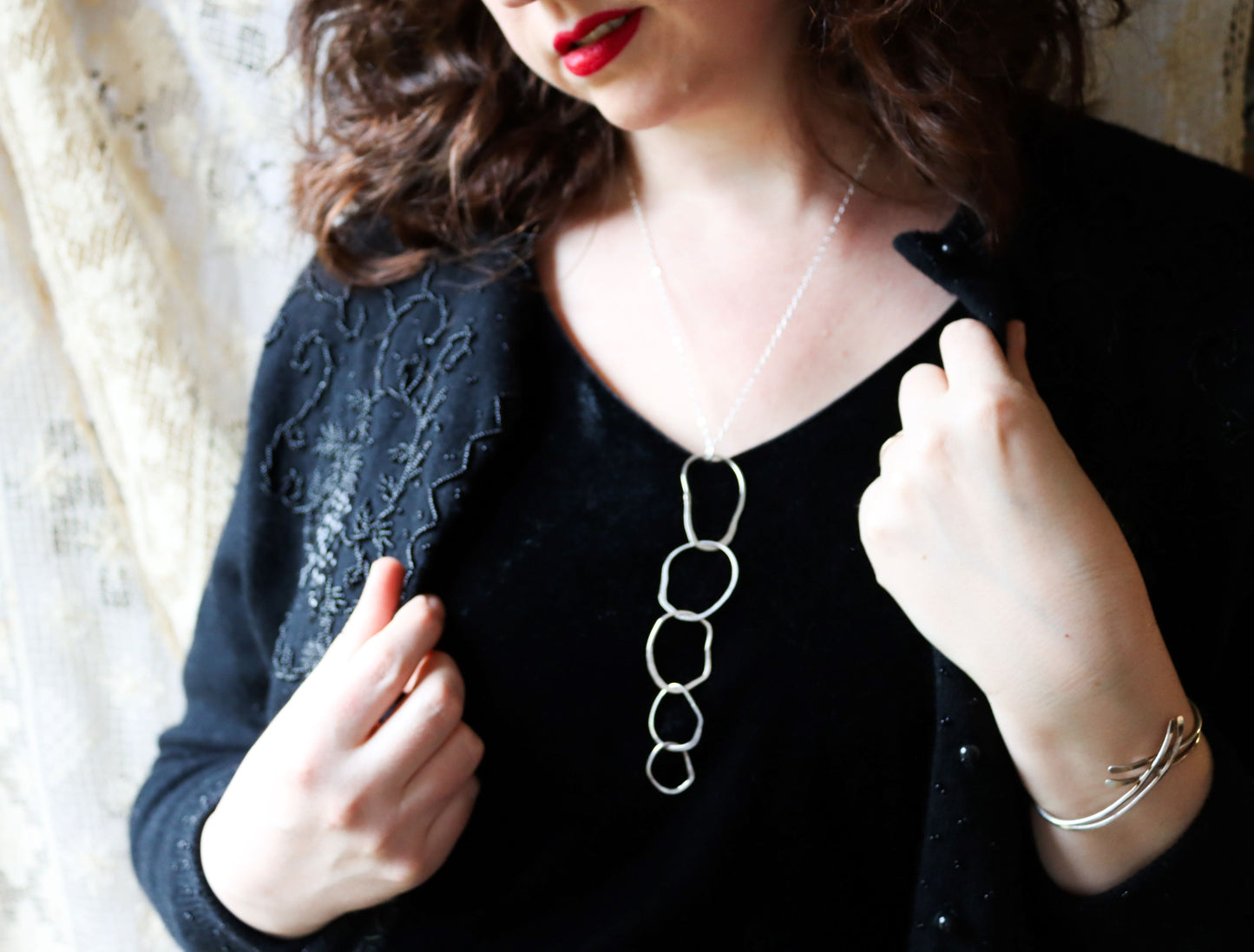Cairn Necklace : sterling silver