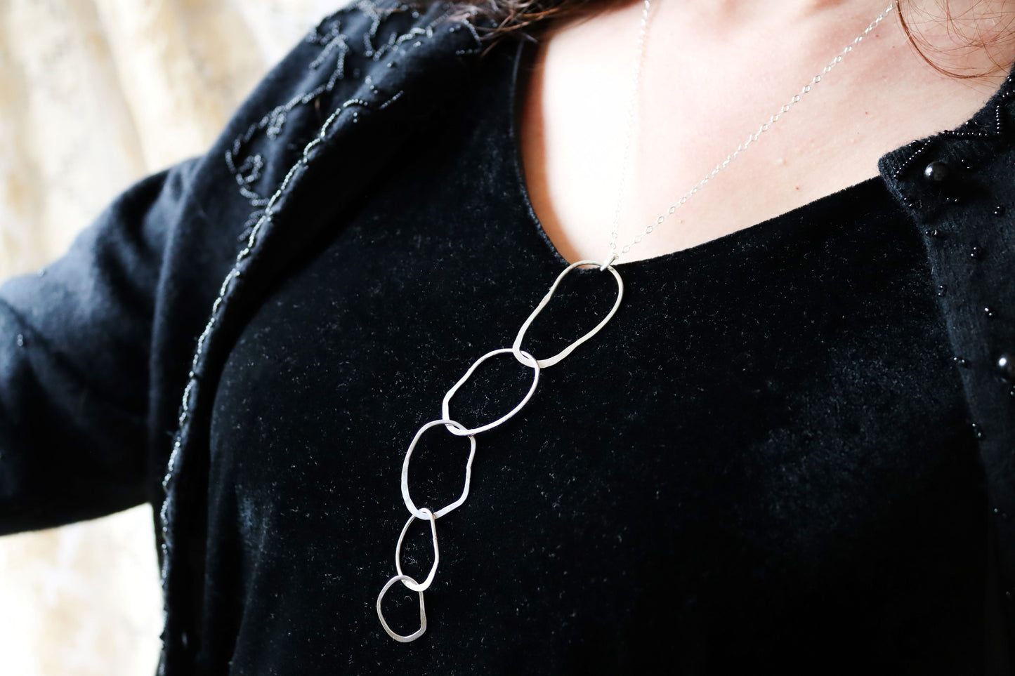 Cairn Necklace : sterling silver