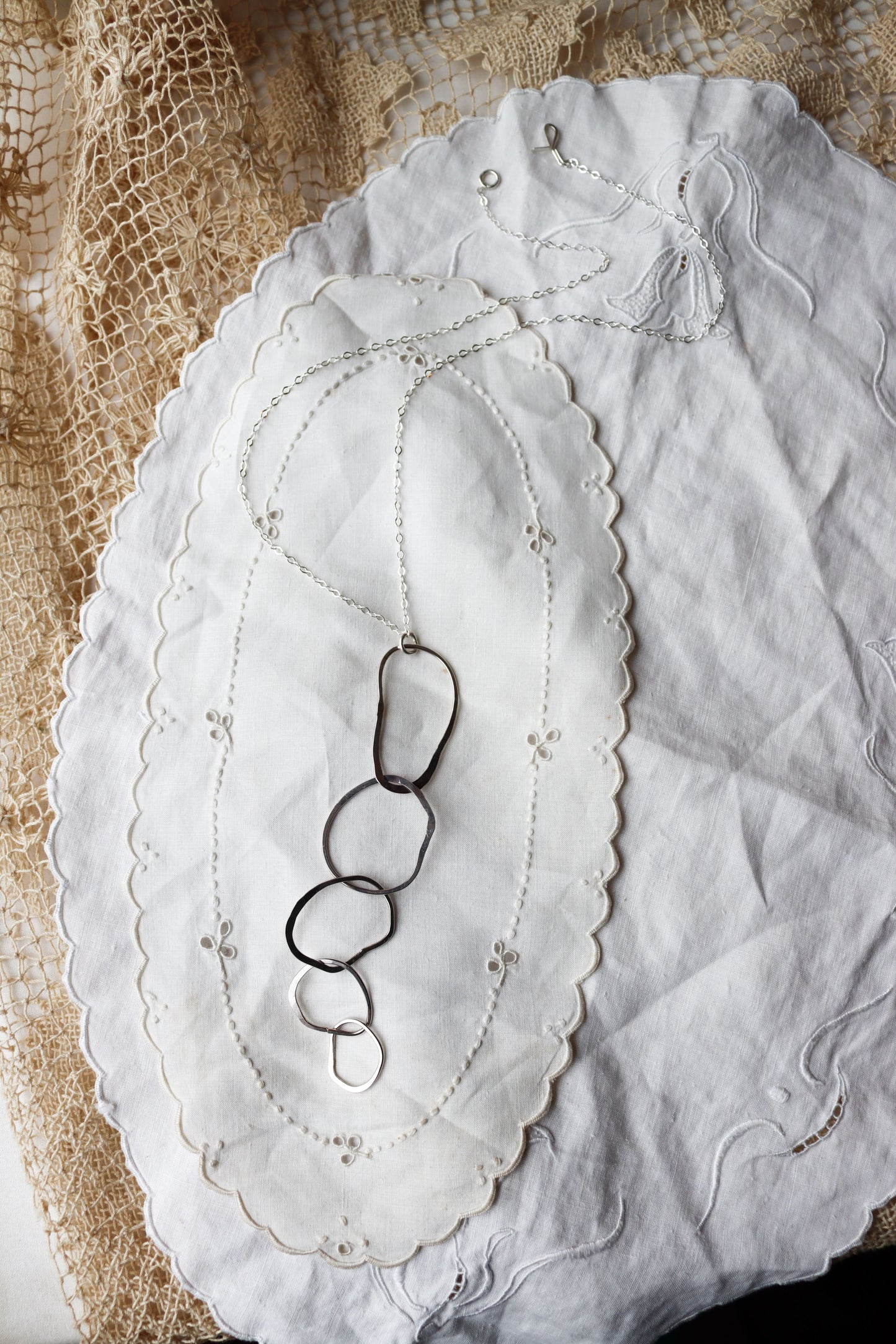 Cairn Necklace : sterling silver