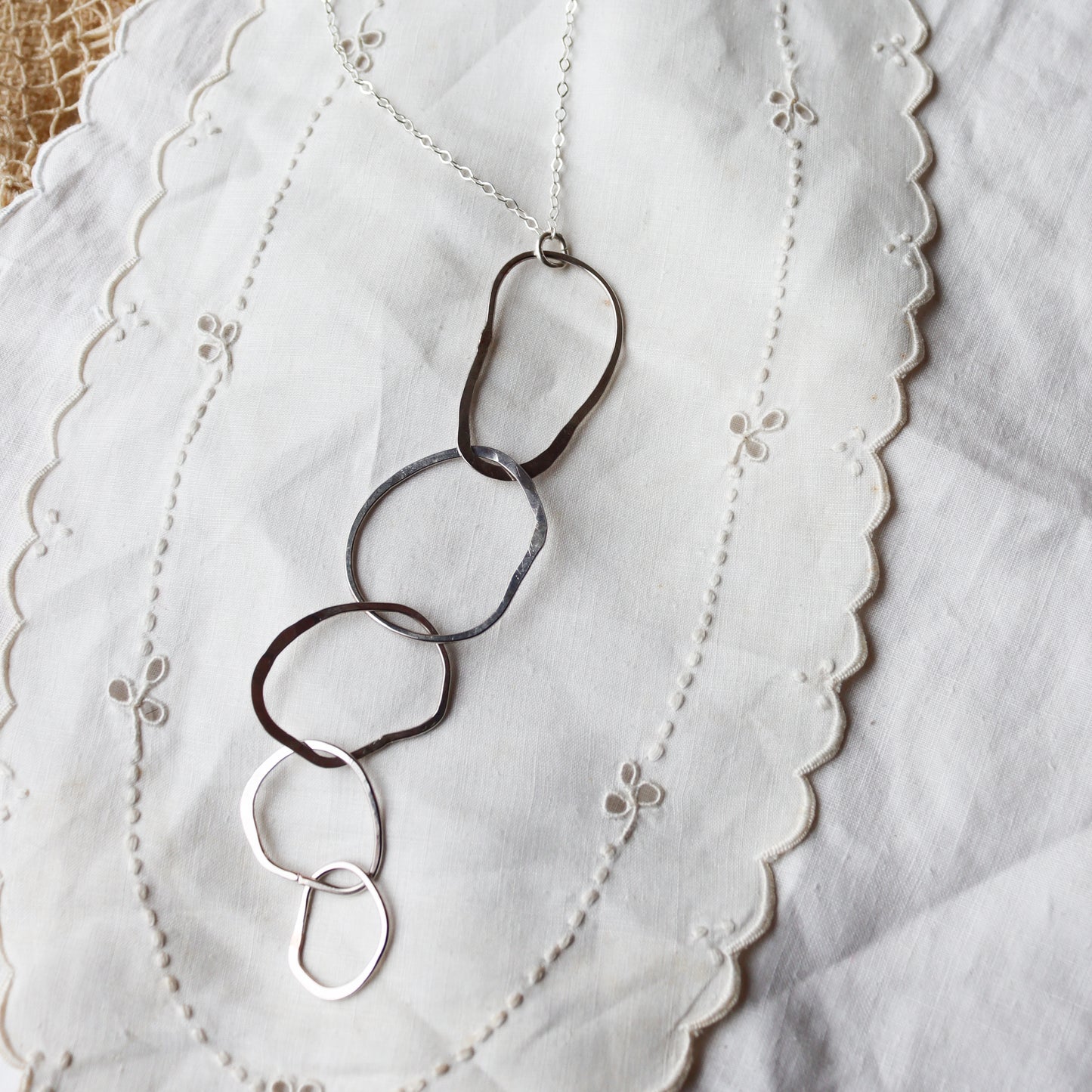 Cairn Necklace : sterling silver