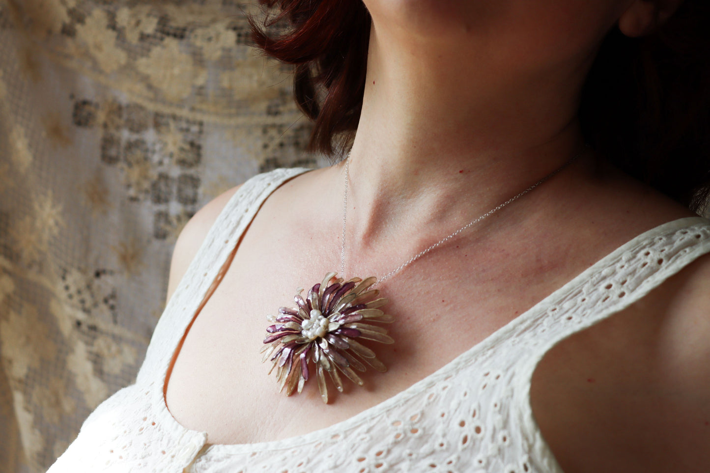 Chrysanthemum Necklace