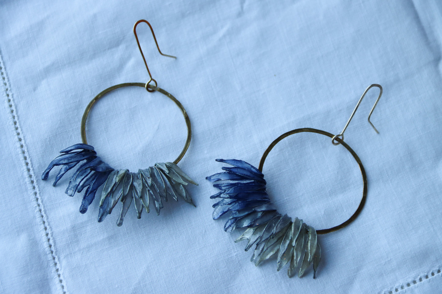 Deep Forest Icicle Earrings