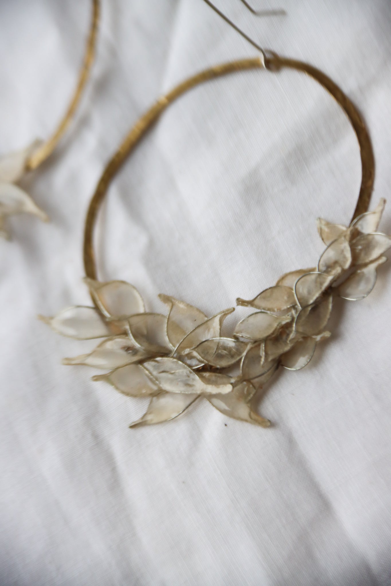 Frosty Clematis Earrings