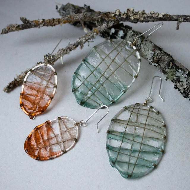 Frozen Lake Earrings, Small