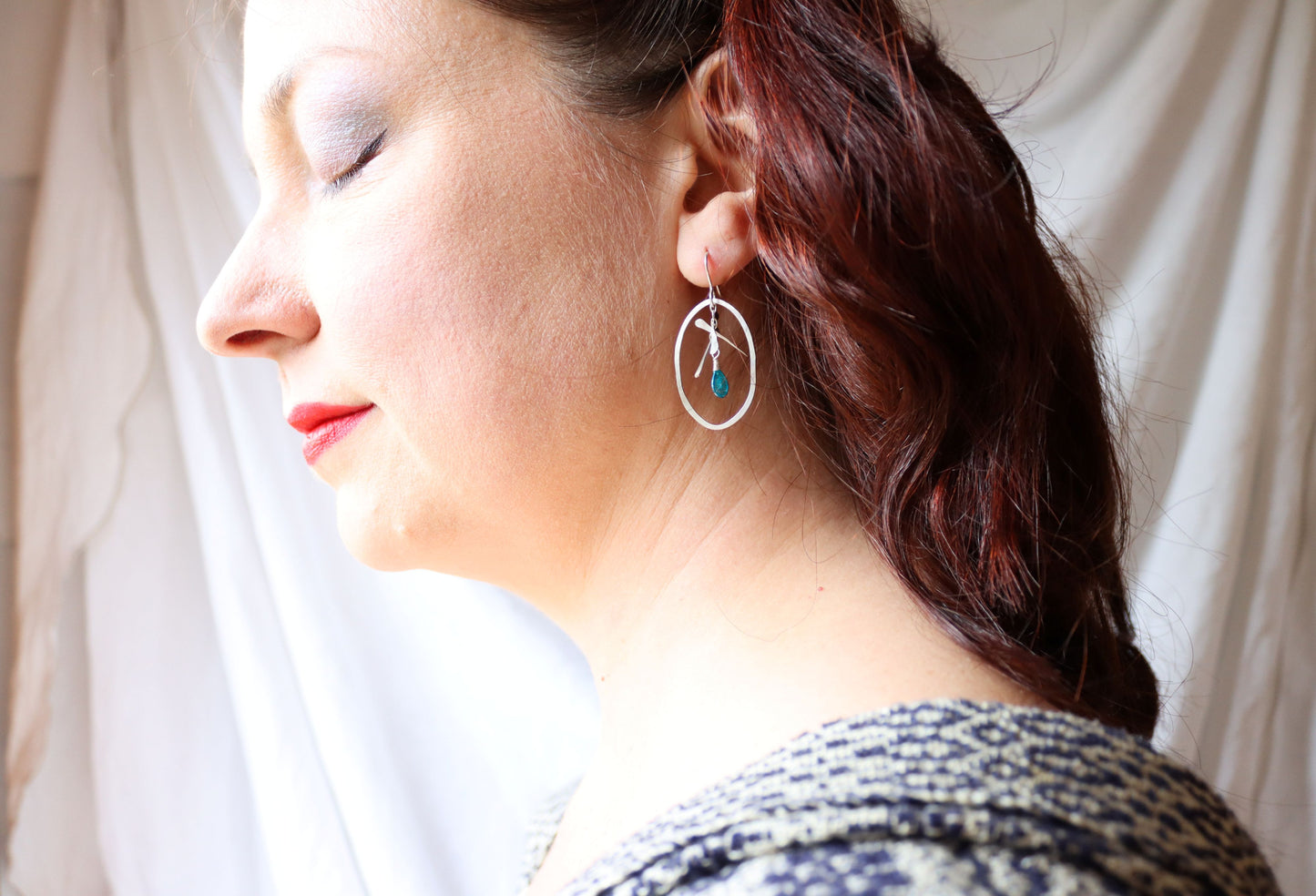 Ice Crystal Earrings : glacier