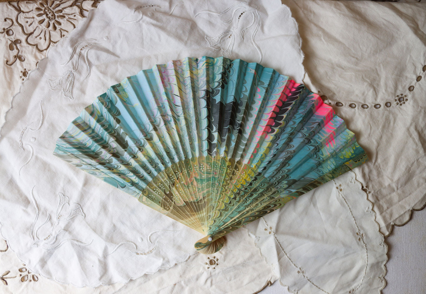 Lake Ripples Marbled Fan