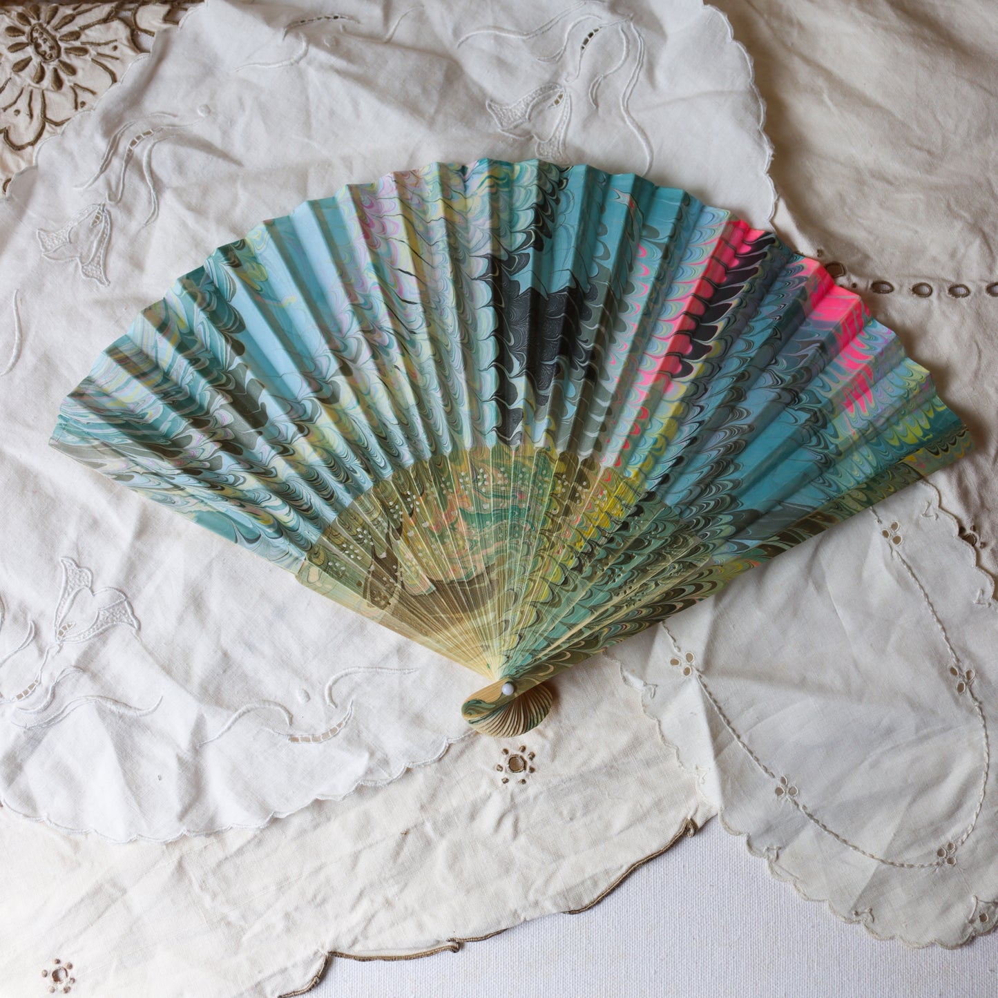 Lake Ripples Marbled Fan
