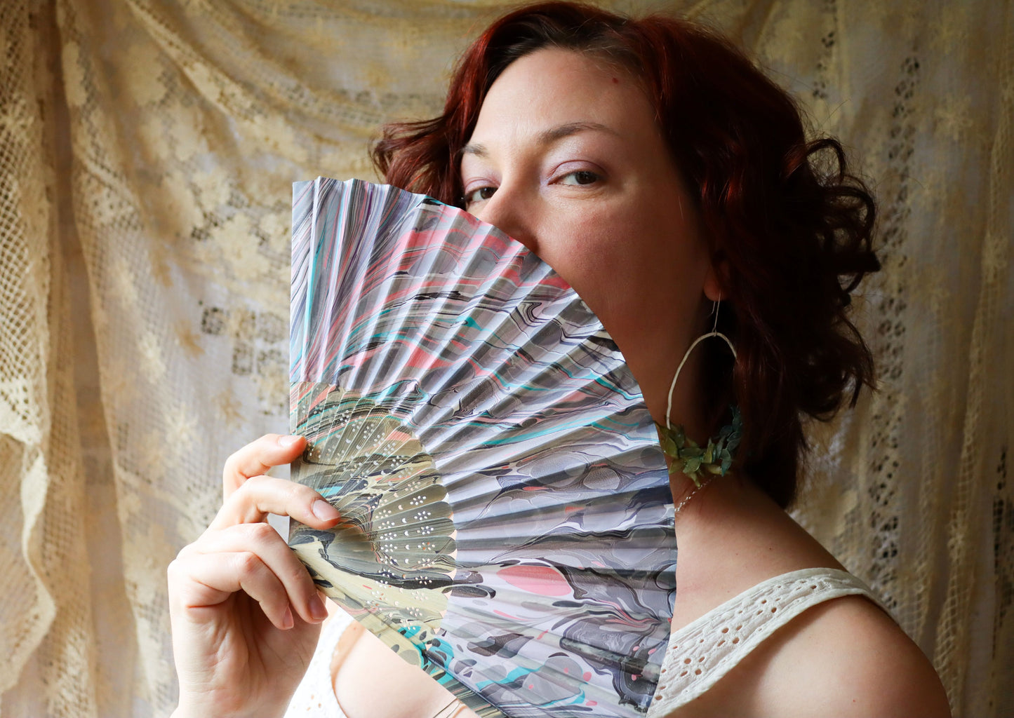 Lily Pond Marbled Fan