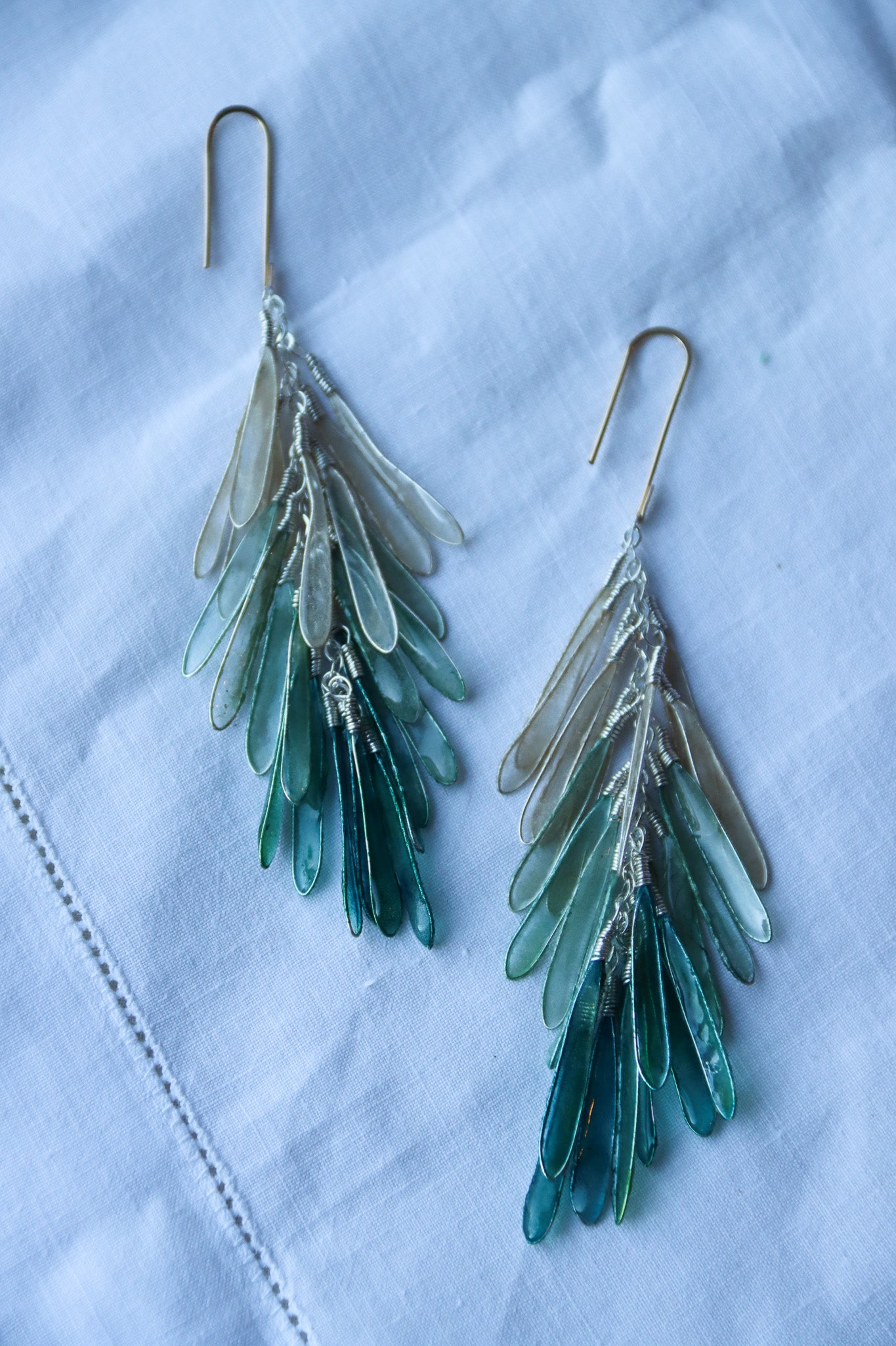 Snow-Capped Evergreen Earrings
