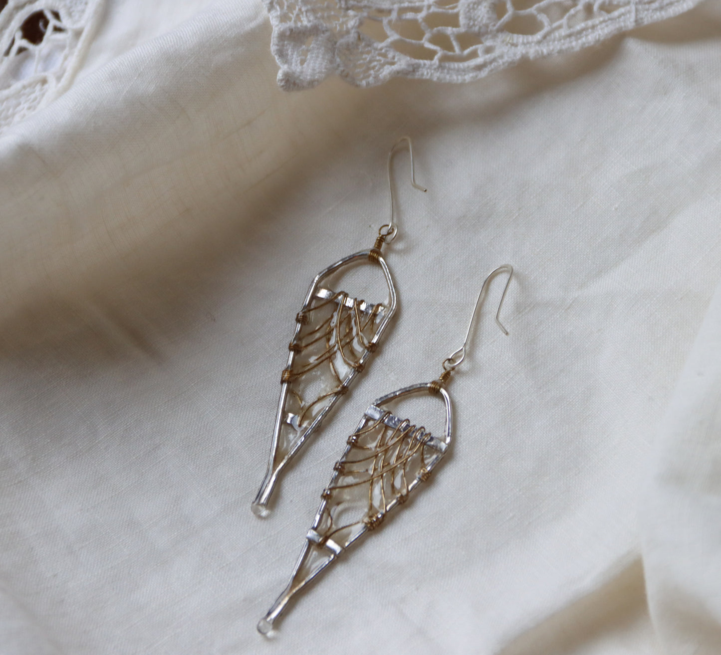 Snowshoe Earrings