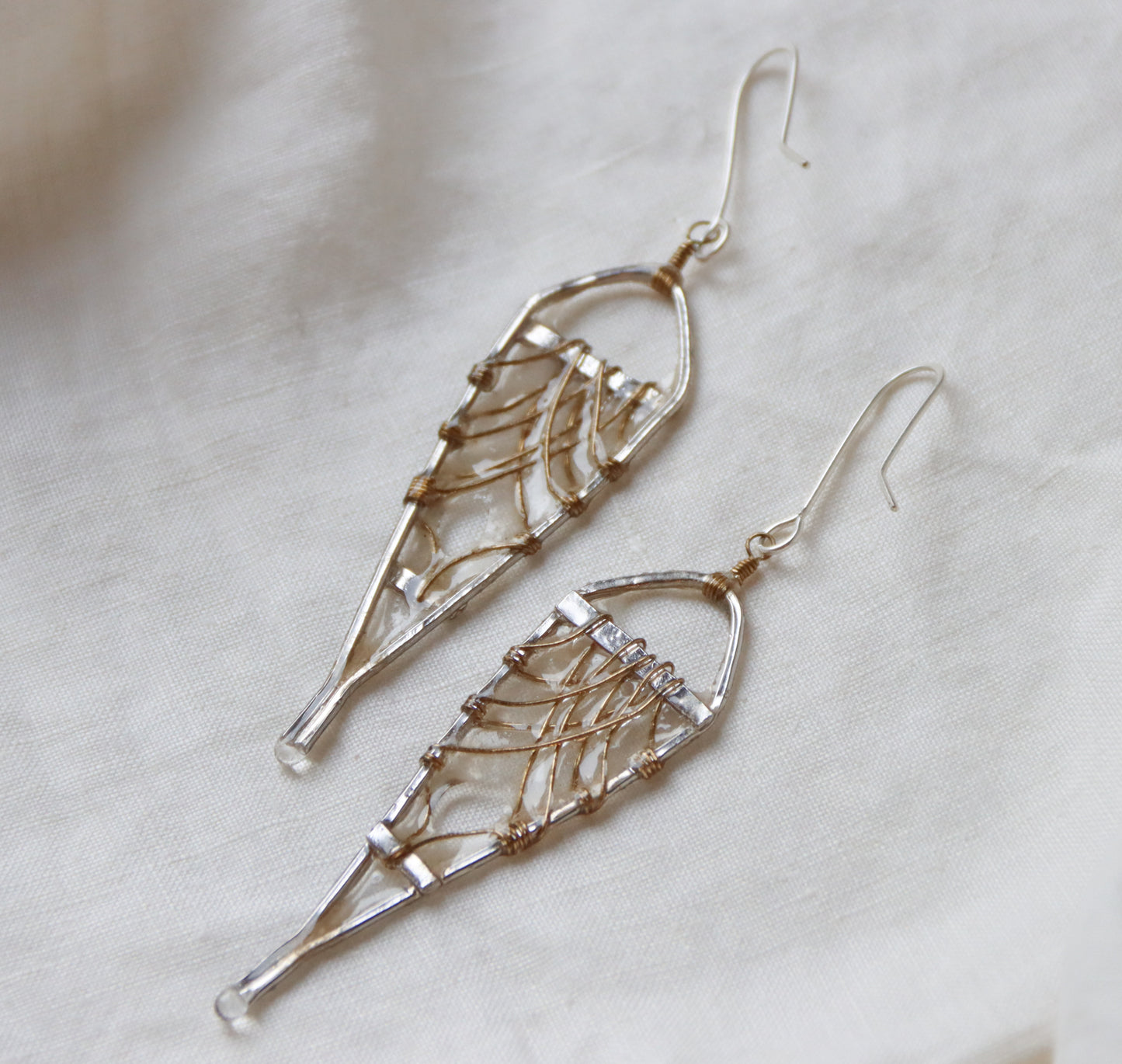 Snowshoe Earrings