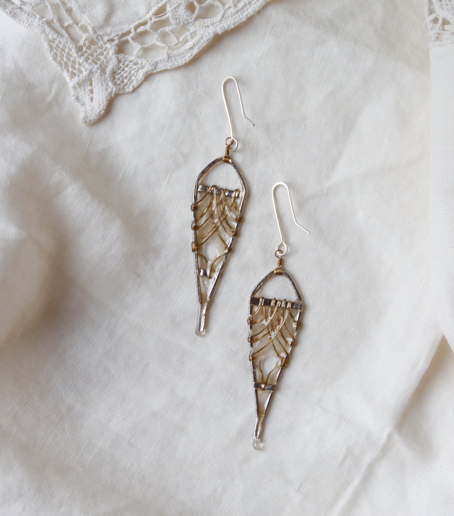 Snowshoe Earrings