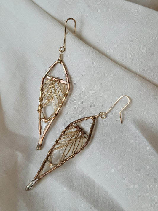 Snowshoe Earrings