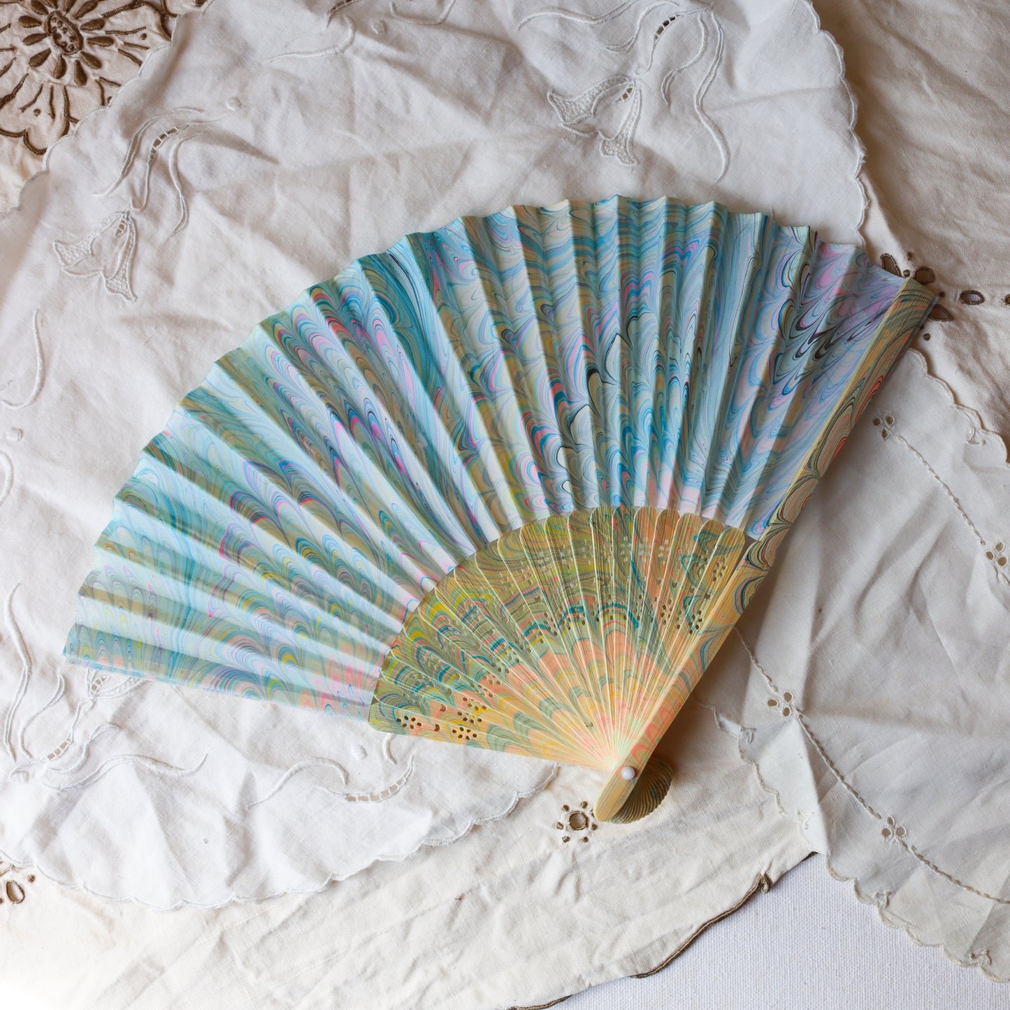 Sunny Ocean Marbled Fan