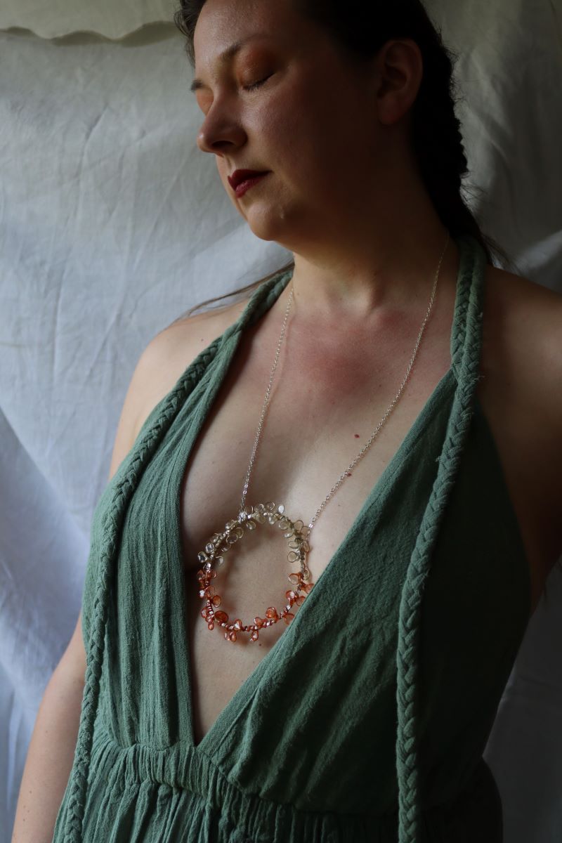 Apricot Vine Necklace