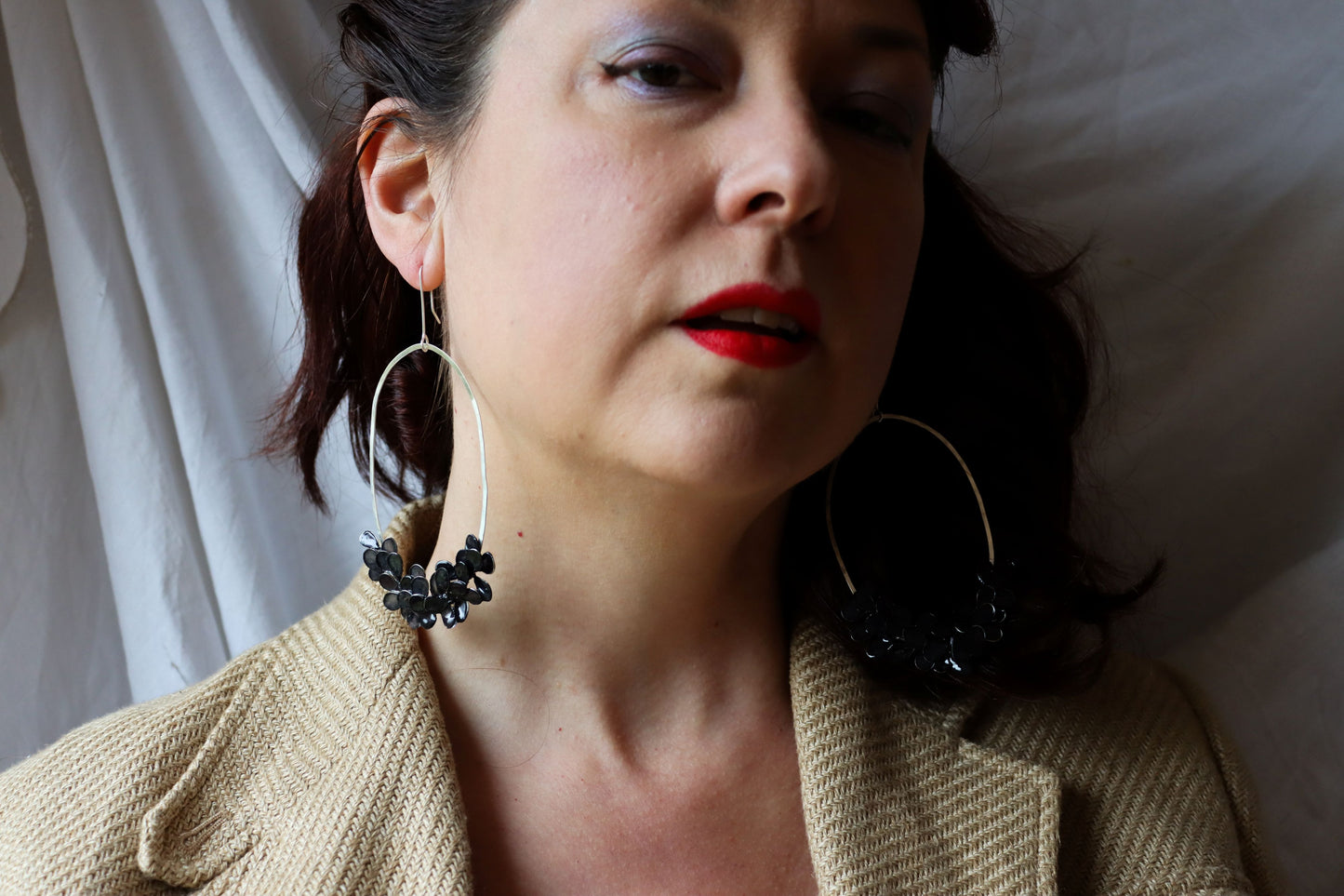 Smoked Blossom Earrings