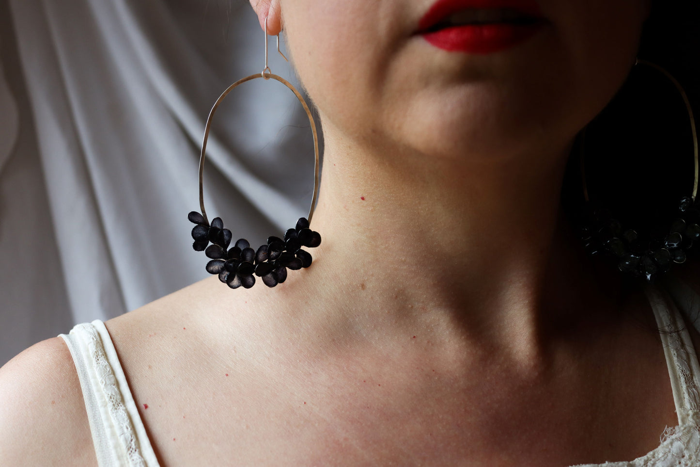 Smoked Blossom Earrings