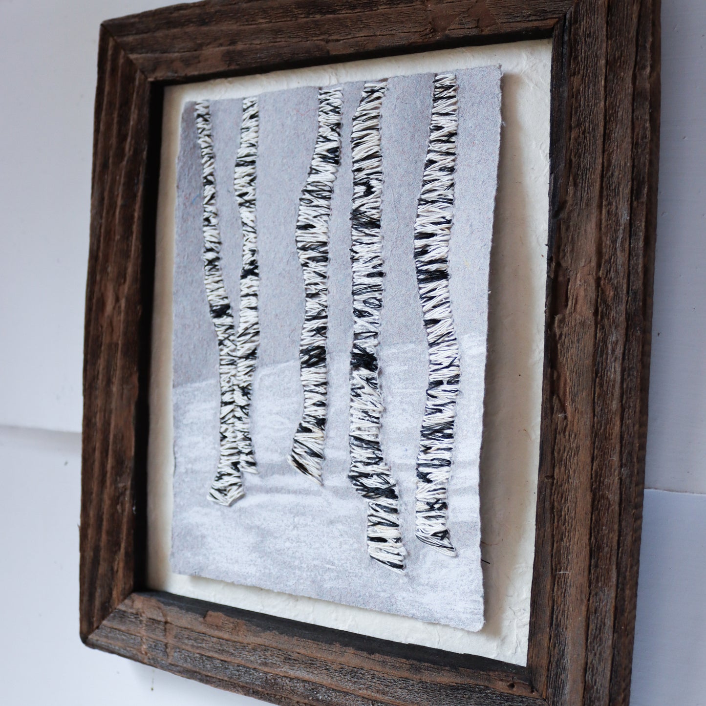 Birches in Deep Snow