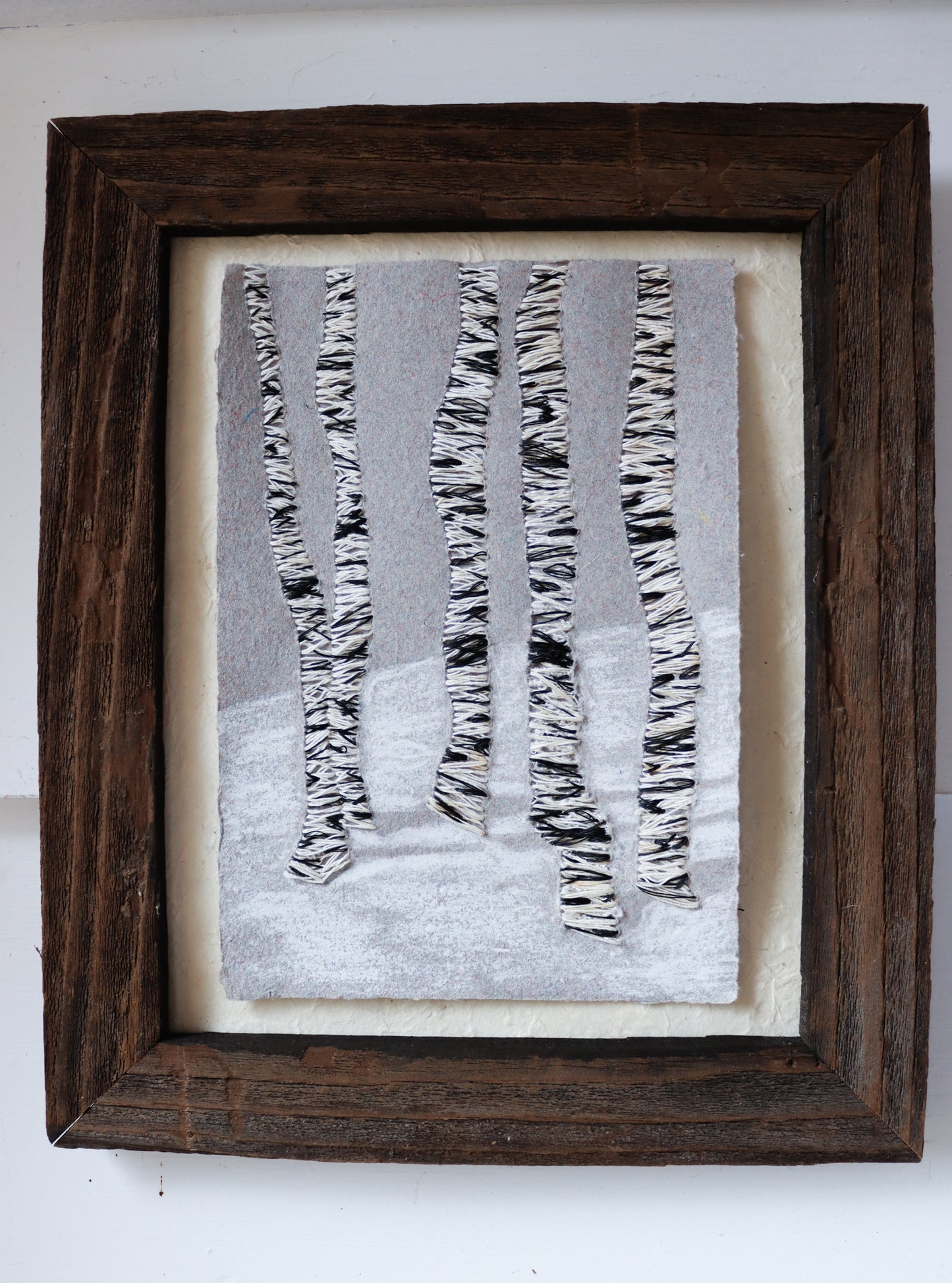 Birches in Deep Snow