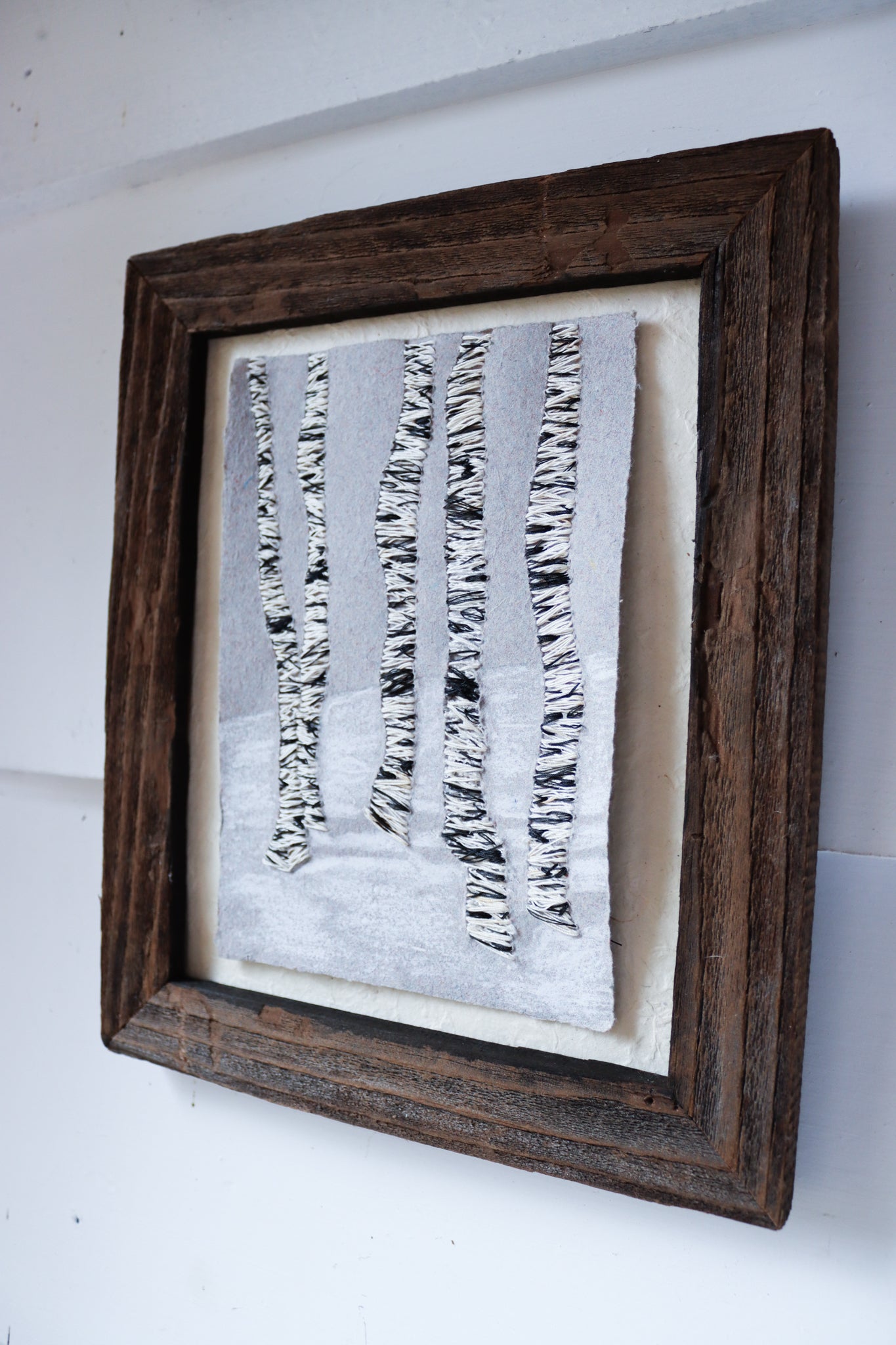 Birches in Deep Snow