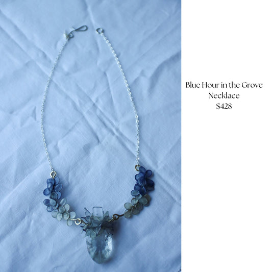 Private Listing for Sarah : Snow on Branches and Blue Hour in the Grove