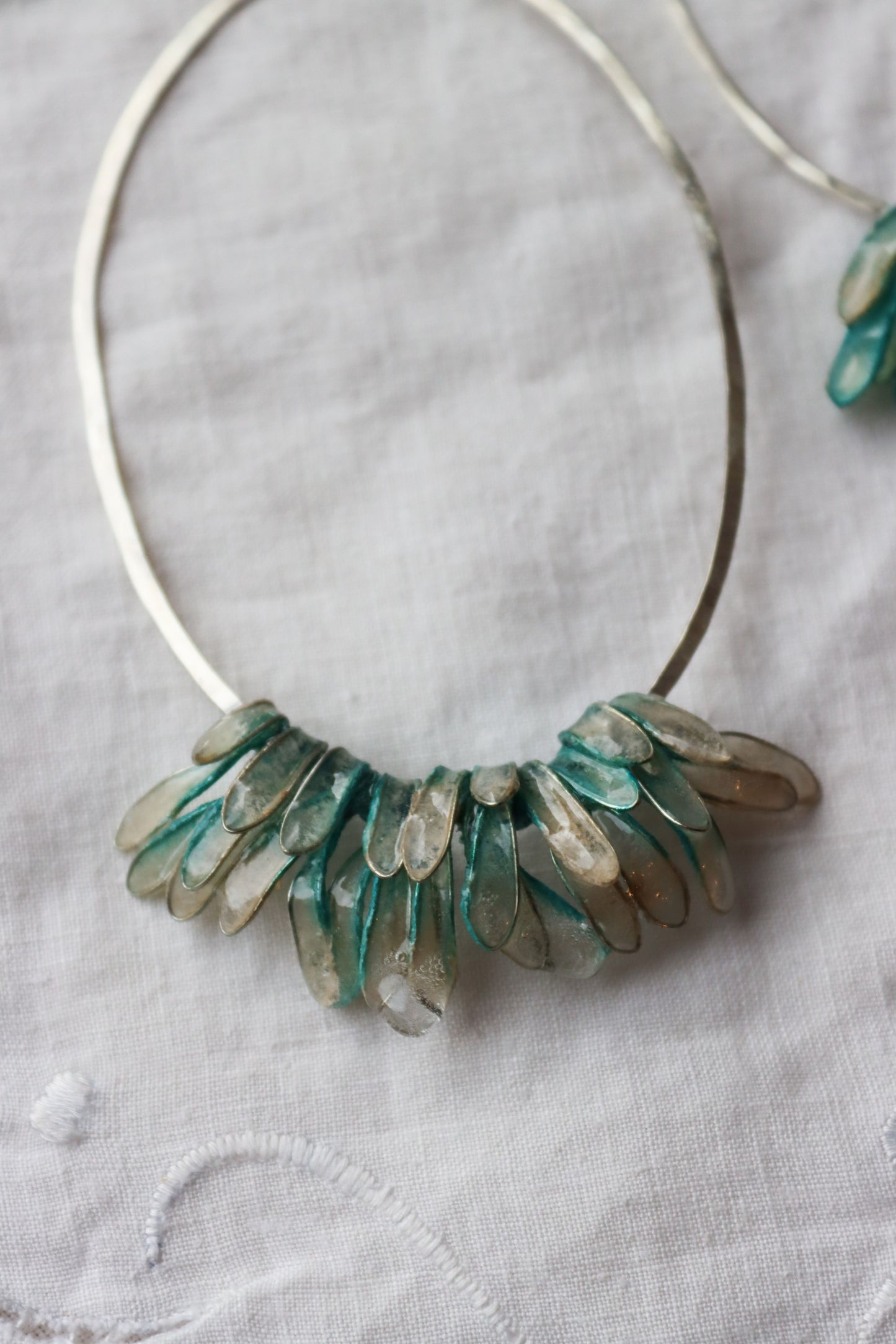 Cascade Earrings, glacier