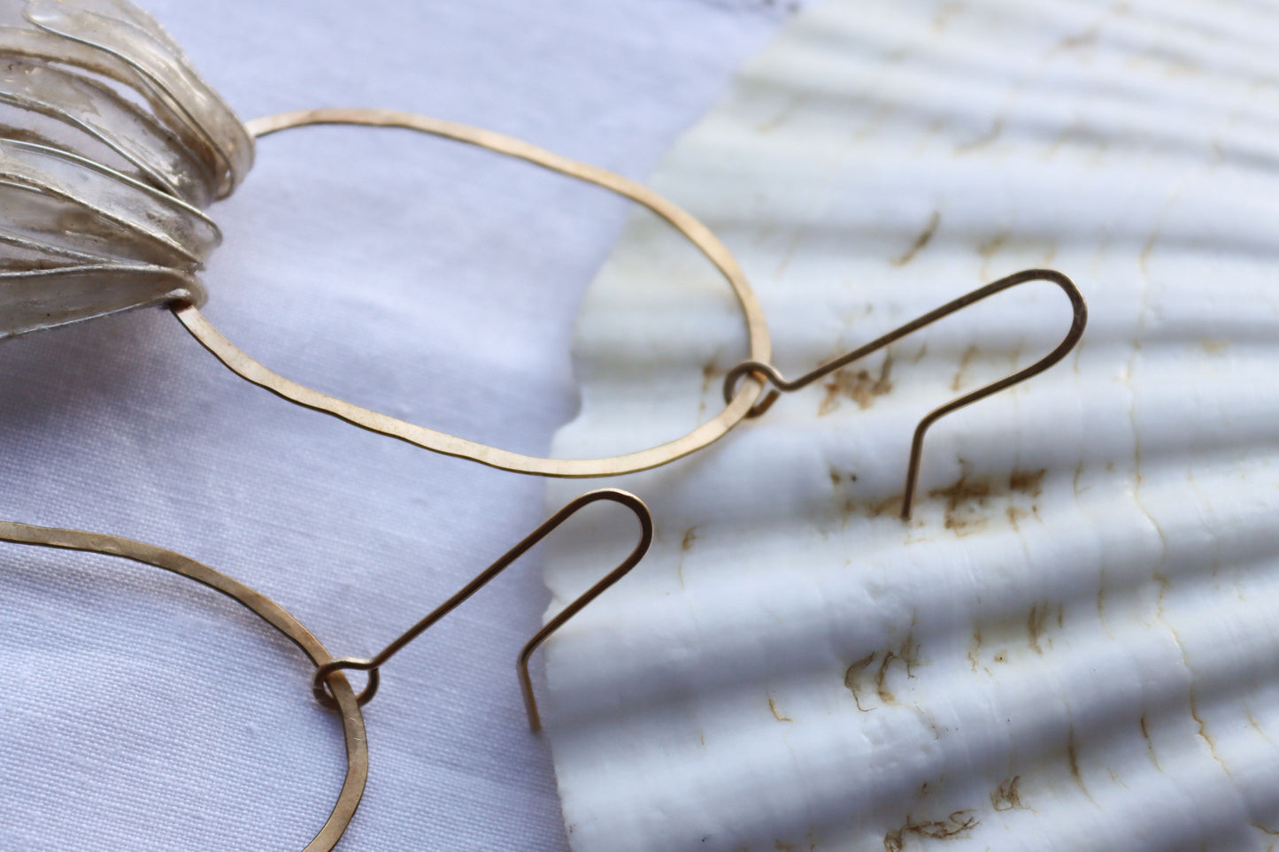 Cascade Earrings, ivory