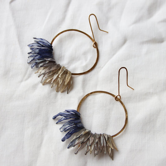 Deep Forest Icicle Earrings