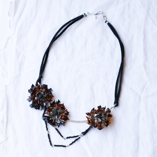 Gardenias in Deep Shadows Necklace