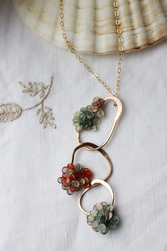 Flowers Among Stones Necklace