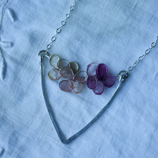 Garden Trellis Necklace : foxglove