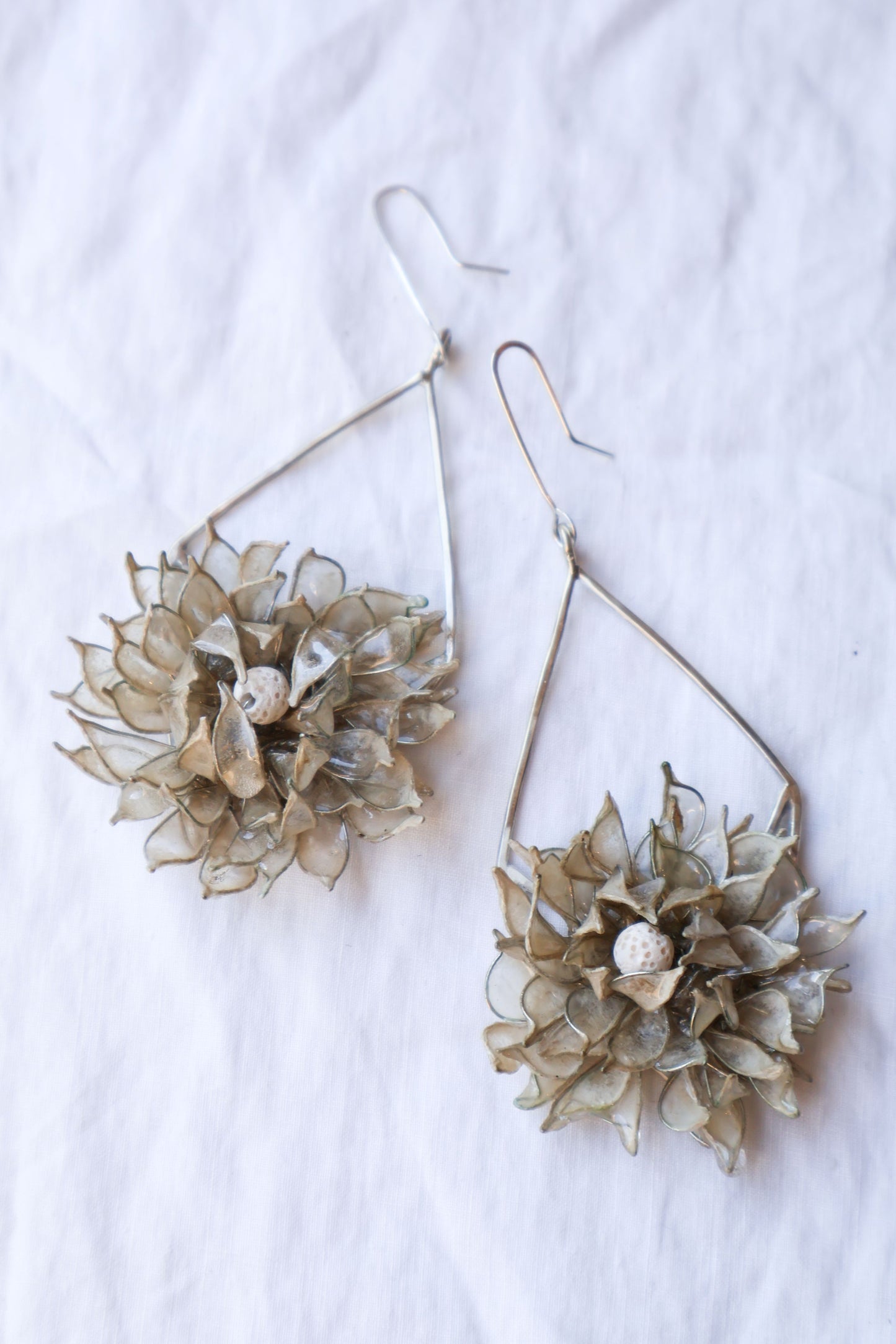 Moonlit Gardenia Earrings