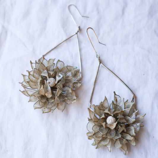 Moonlit Gardenia Earrings