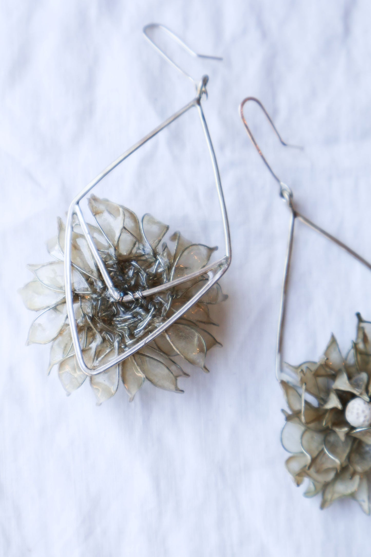 Moonlit Gardenia Earrings