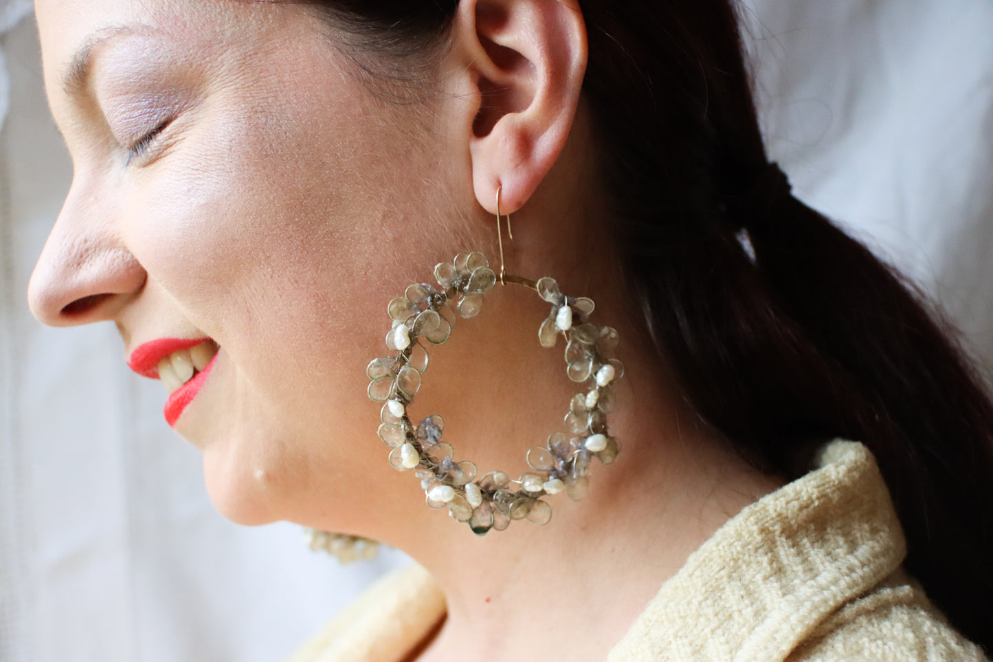 Gathering Snow Earrings