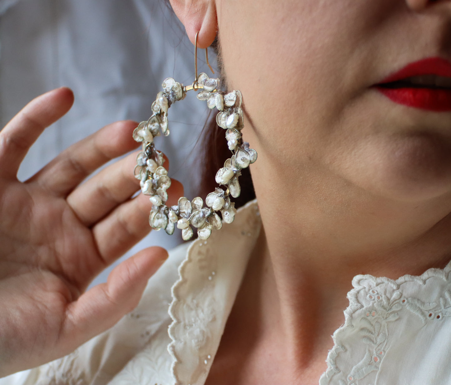 Gathering Snow Earrings