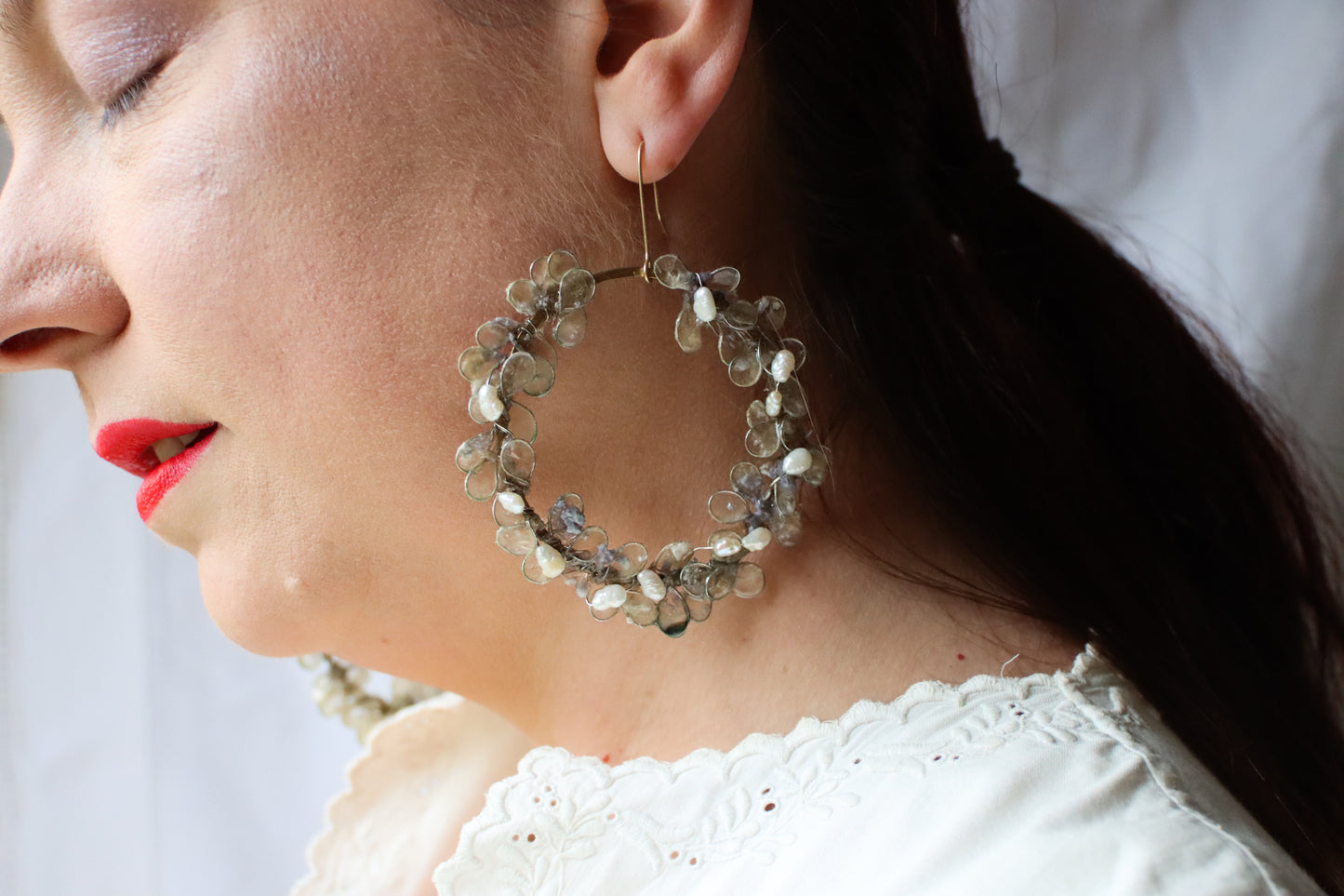 Gathering Snow Earrings