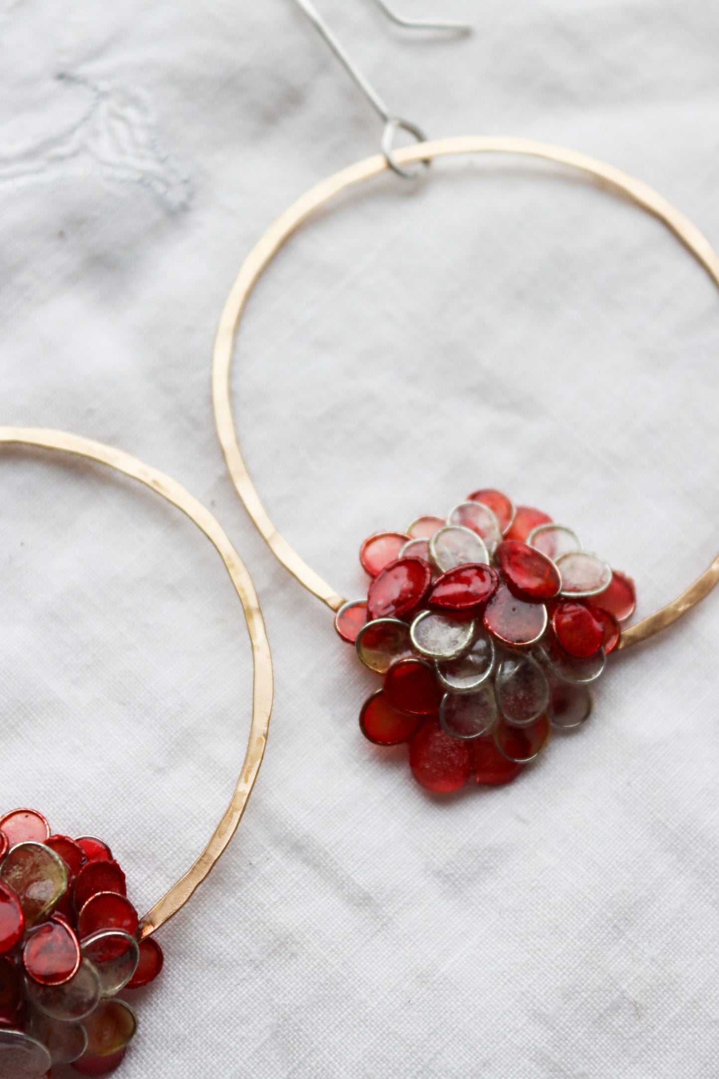 Hydrangea Hoops : coral