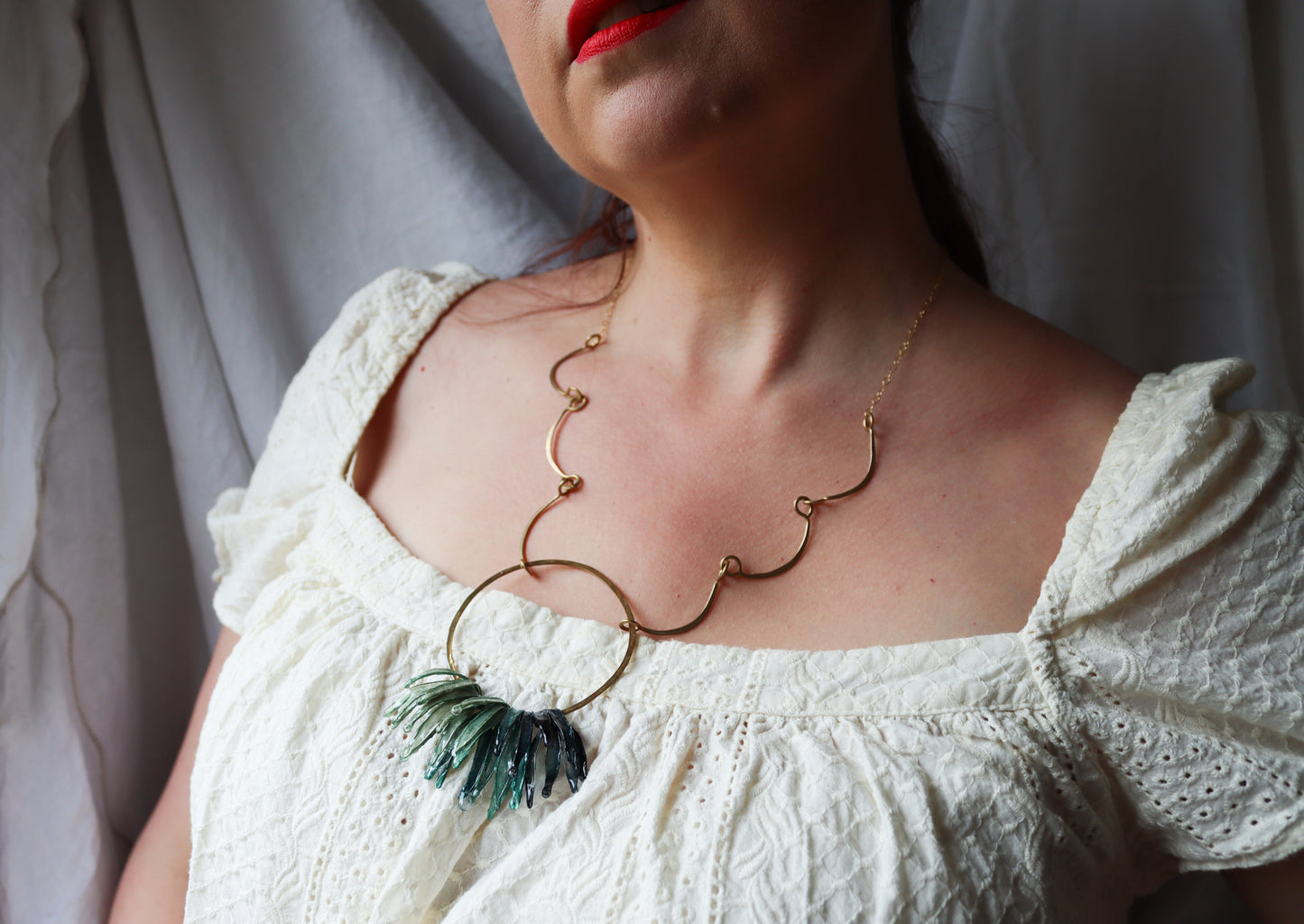 Icicles after the Storm Necklace