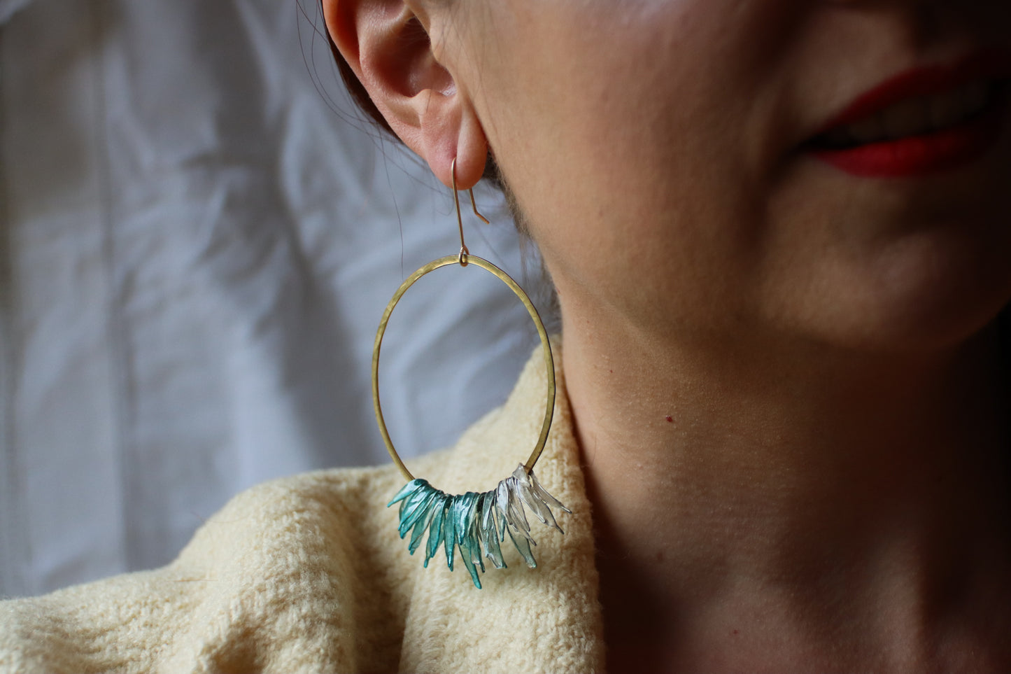 Icicles at Dusk Earrings