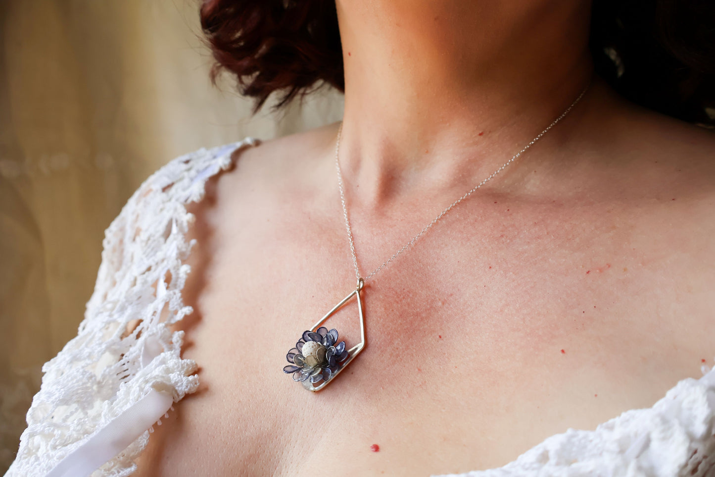 Indigo Phlox Necklace