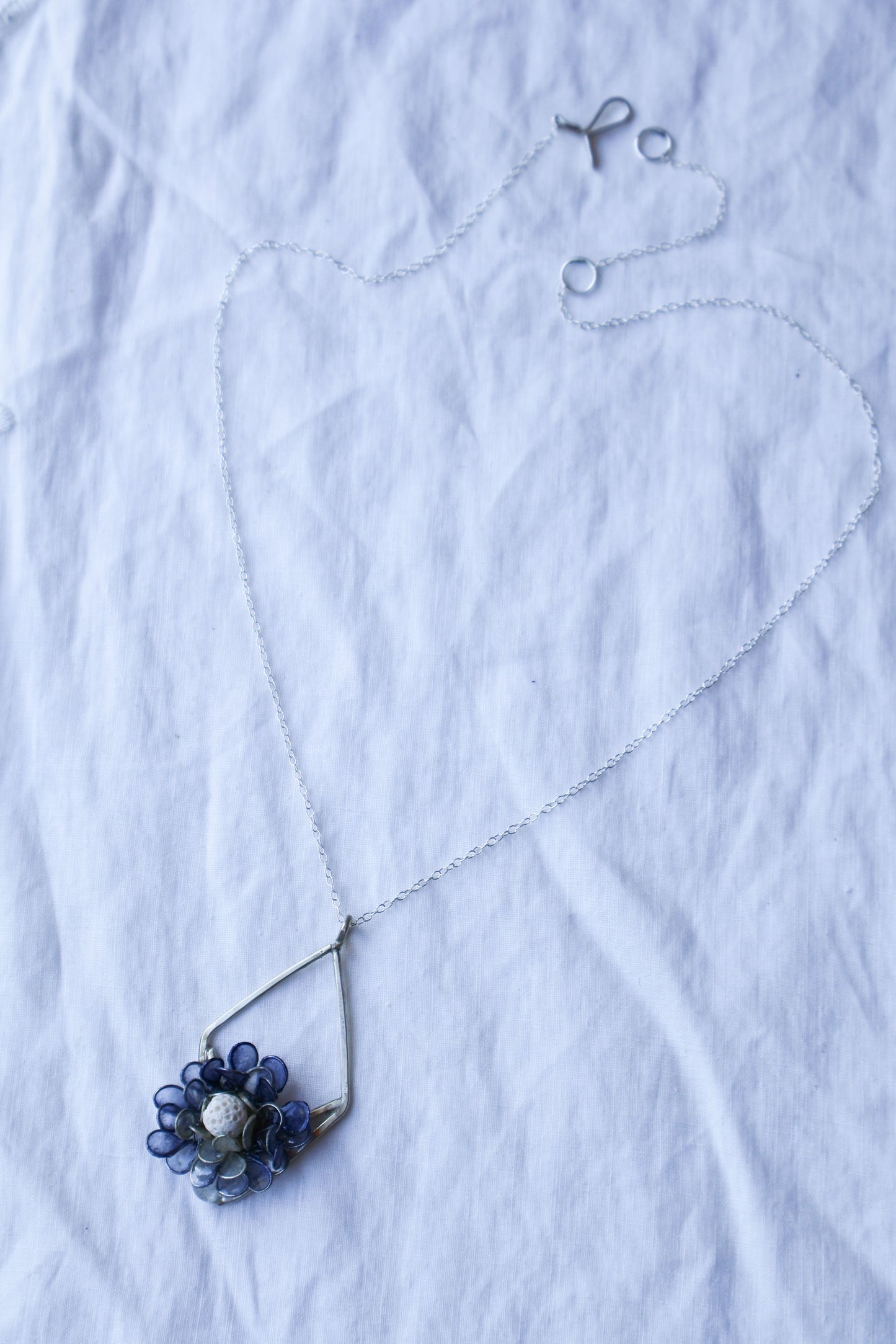Indigo Phlox Necklace