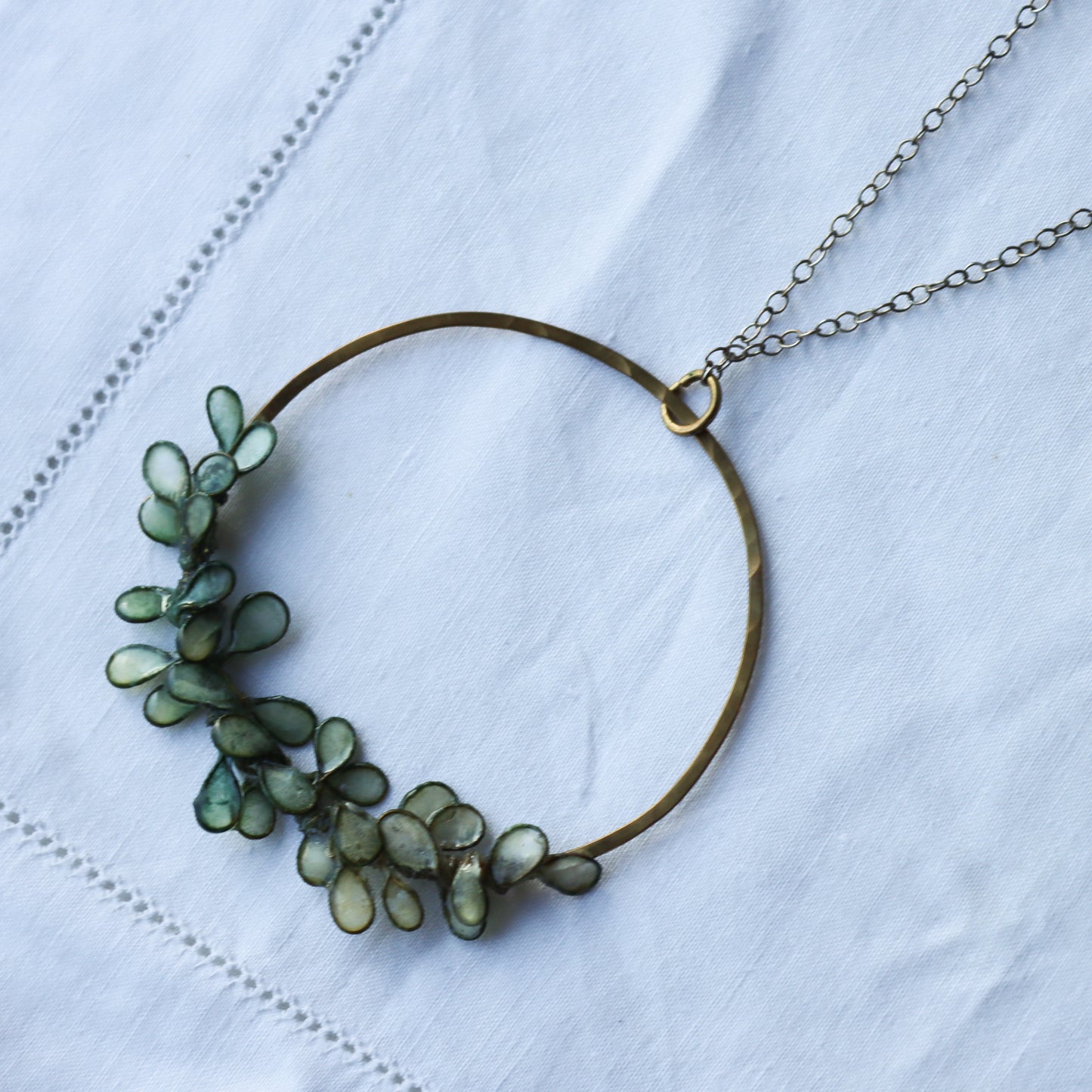 Laurel Necklace : ombre sea glass