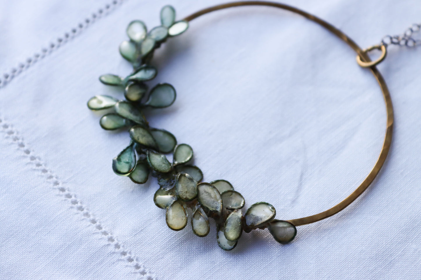 Laurel Necklace : ombre sea glass