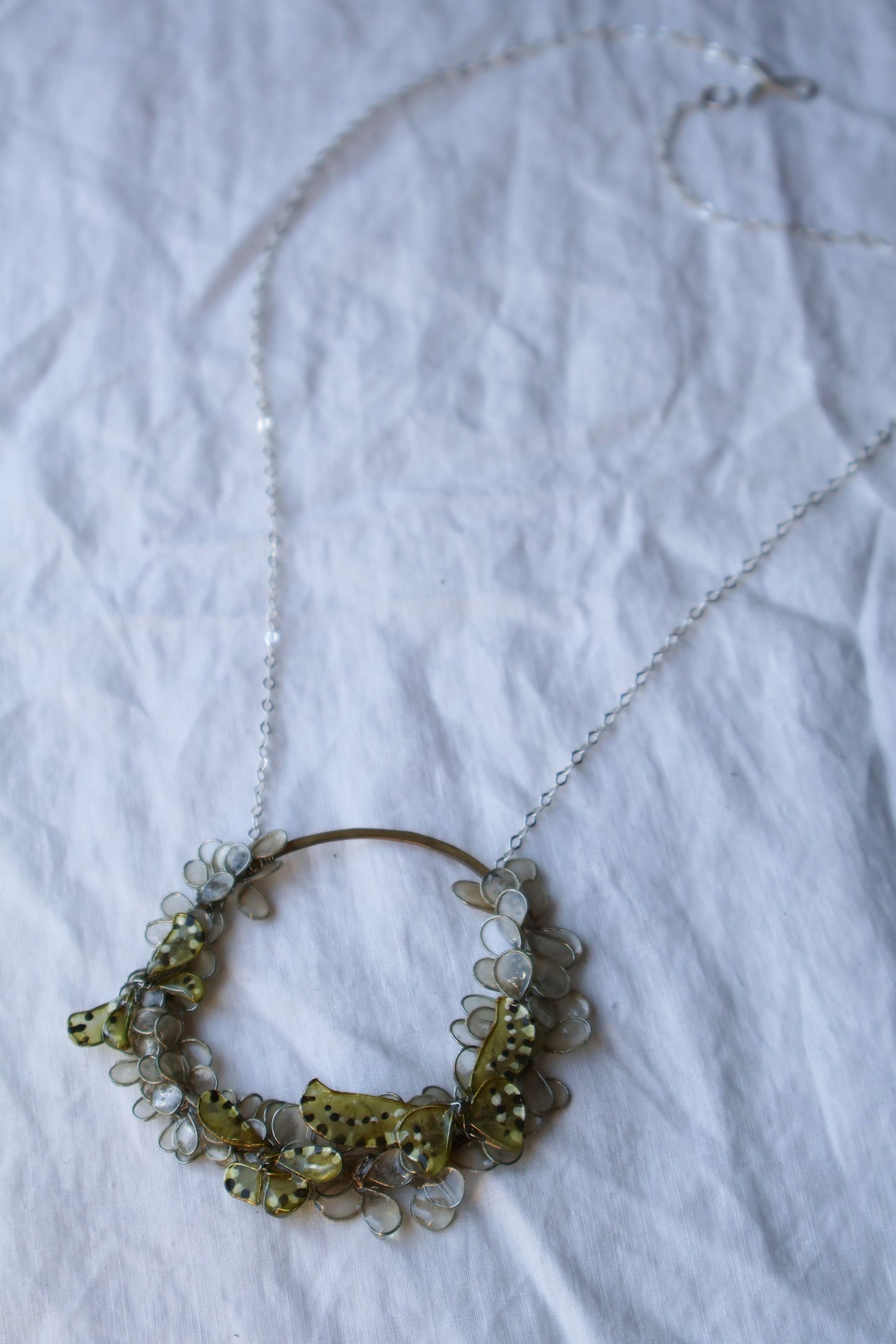 Butterfly Wreath Necklace