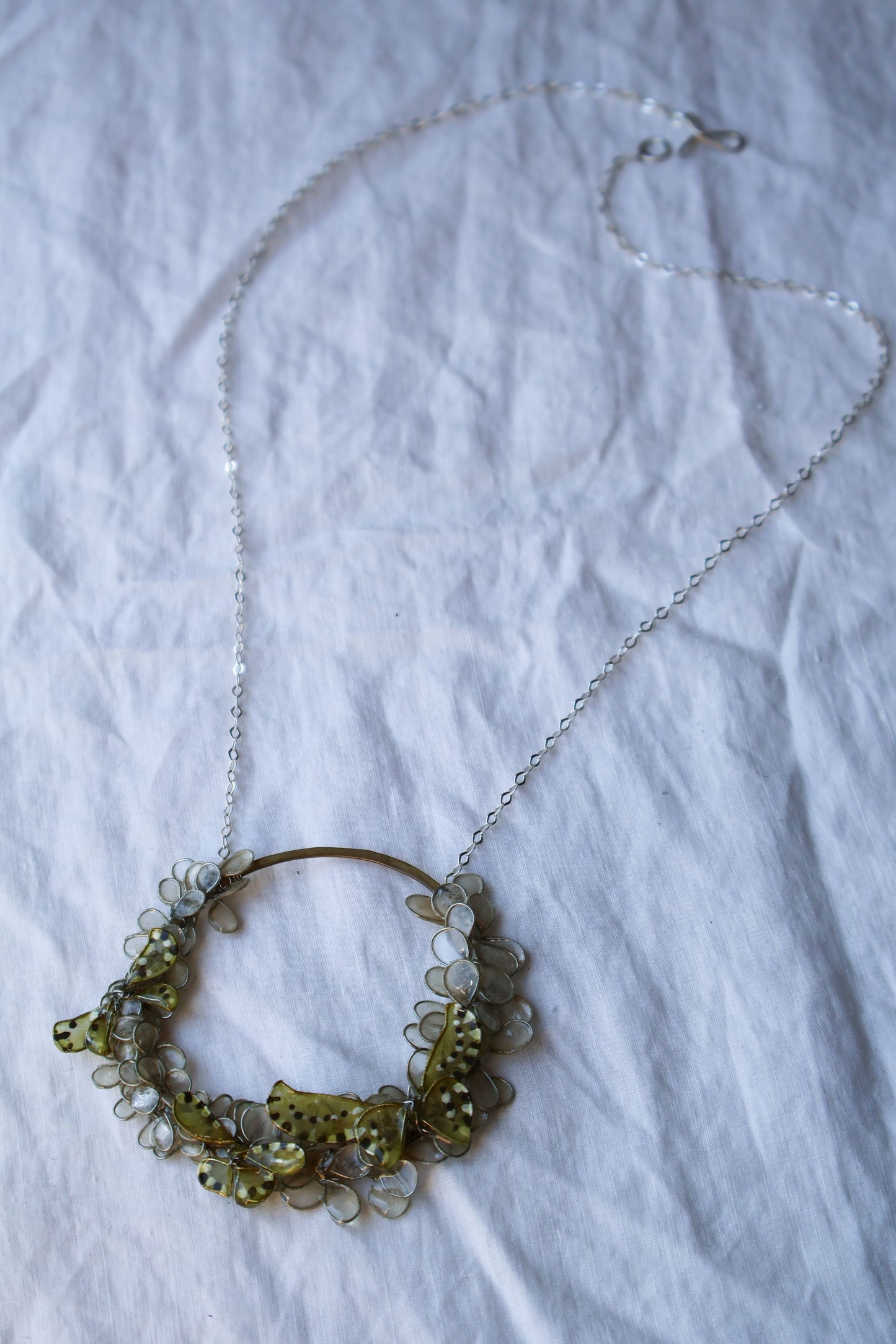 Butterfly Wreath Necklace