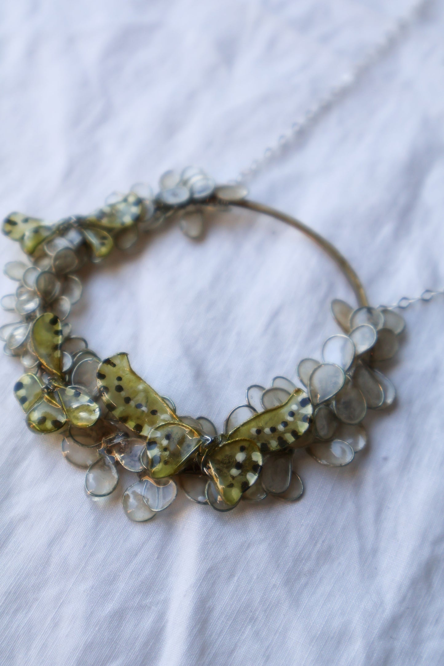 Butterfly Wreath Necklace