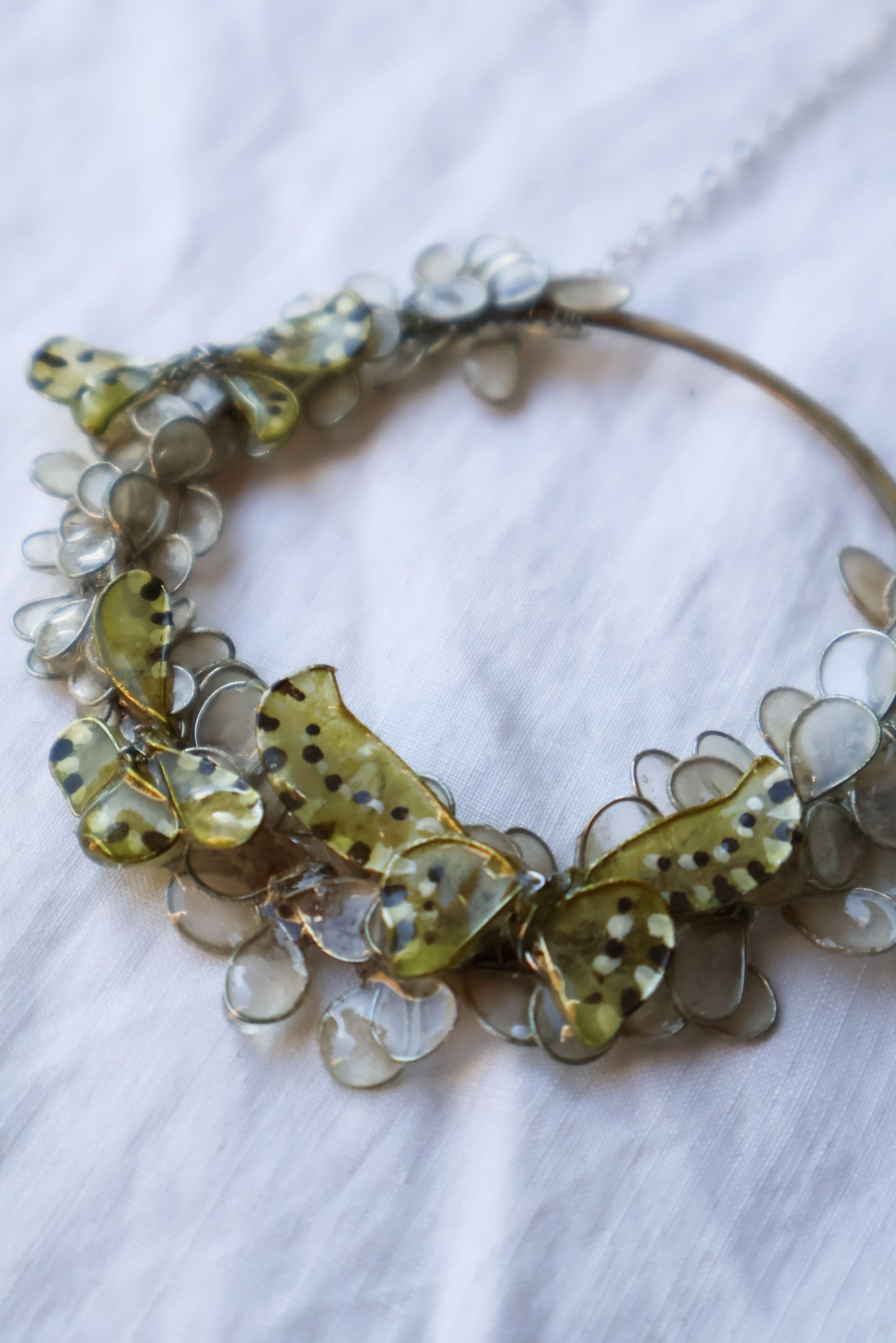 Butterfly Wreath Necklace