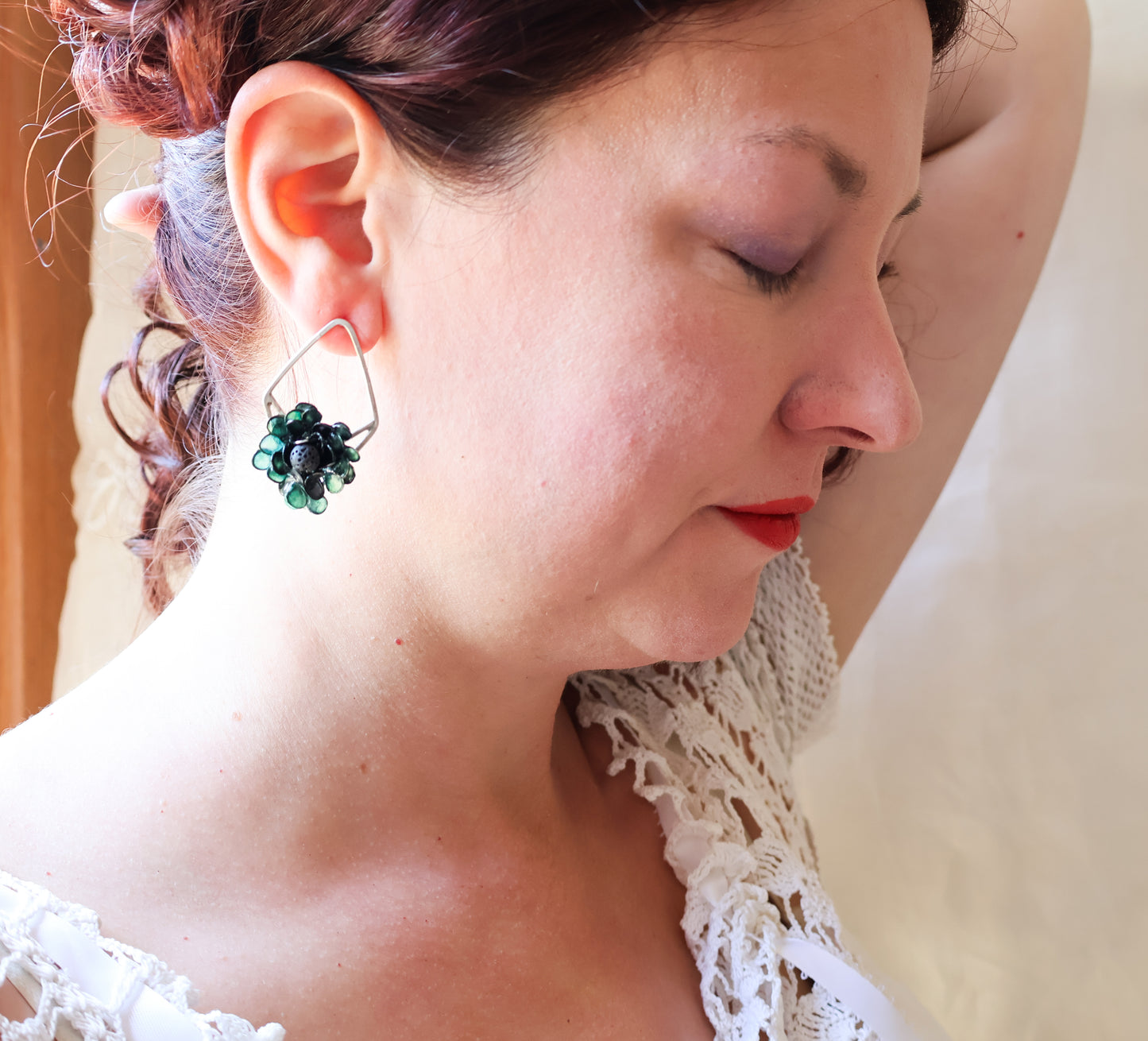 Night Greenery Earrings