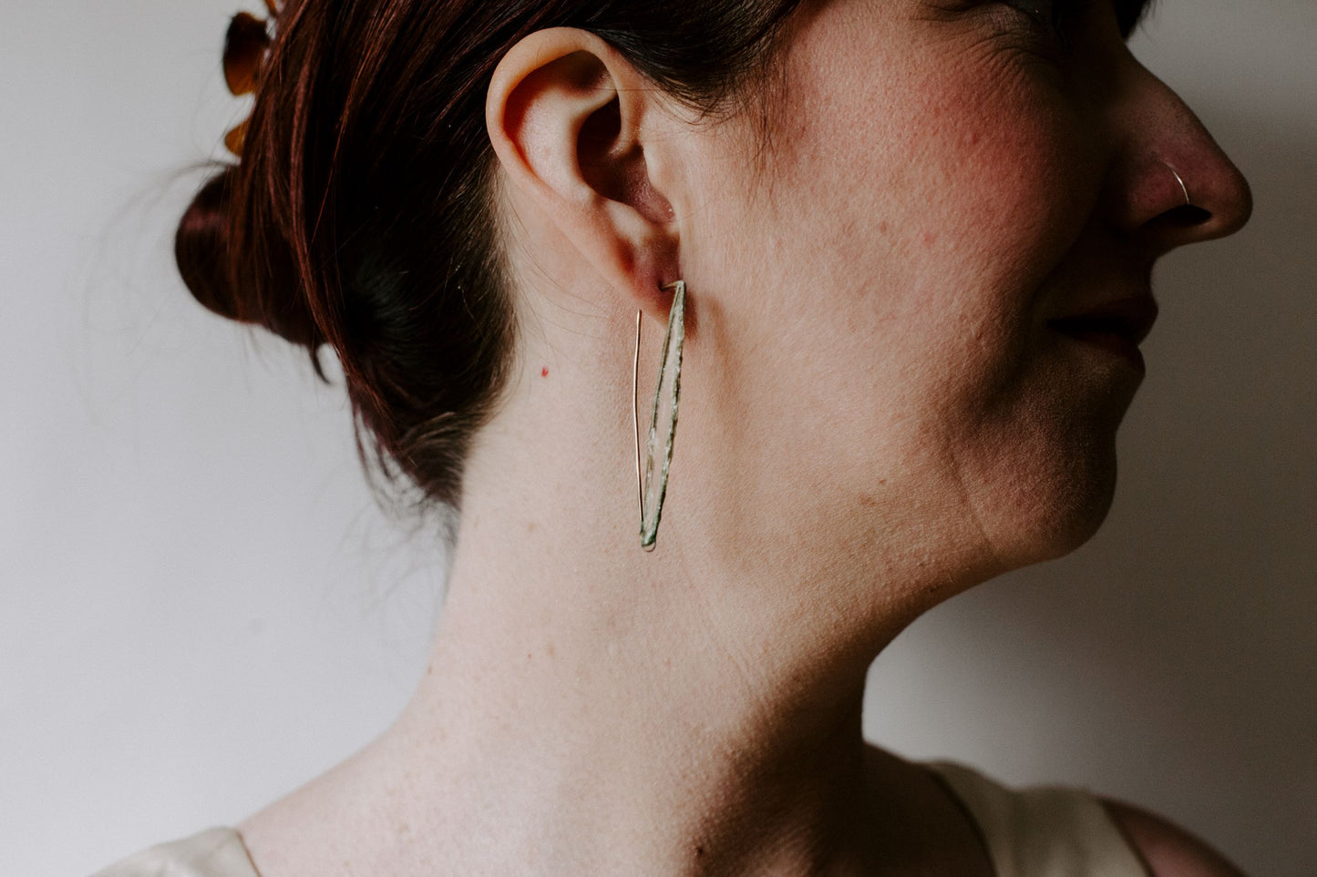 Paper Willow Earrings, Gold-Filled